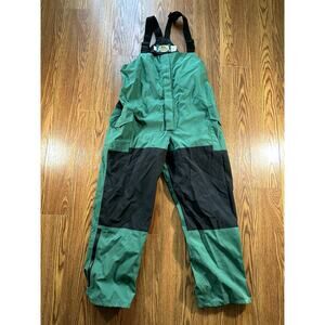 Cabela's Guidewear Fishing Hunting Bibs Goretex Overalls Waterproof Green Men XL
